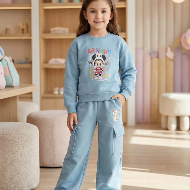 ترنج أطفال بناتي لايت بلو